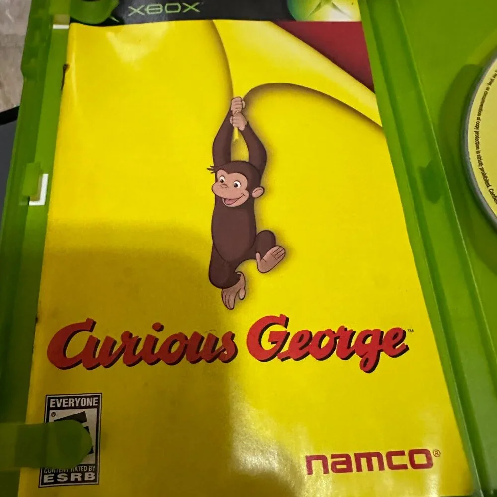 Curious George Original Microsoft Xbox 2006 Complete W/ Manual Tested